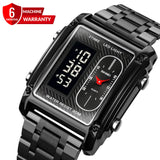 SKMEI 1868 Dual Time Chain Watch For Men