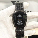 WEDDNS - Cut Glass Shape Premium Quality Chain Watch