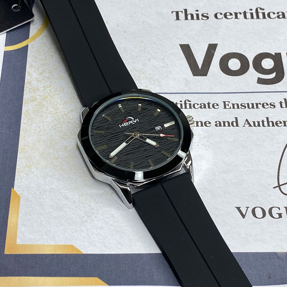 Heyri -  Silicone Rubber Straps & Magnetic Lock Wrist Watch