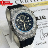 Yikai Diamond-Cut Iced Out Luxury Watch For Men