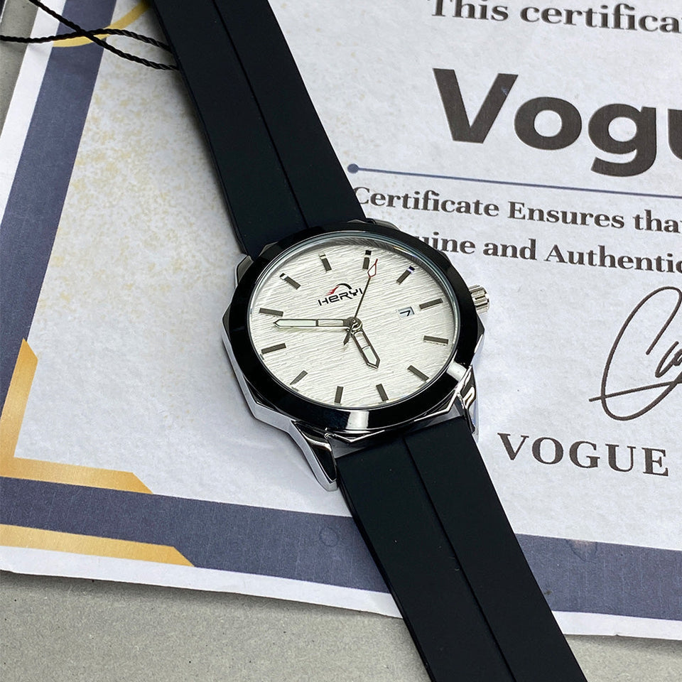 Heyri -  Silicone Rubber Straps & Magnetic Lock Watch For Men