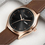 TOMI T-030 Men's Watch Date & Day Quartz Straps Watch