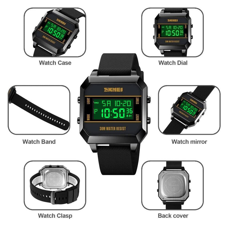 SKMEI 1814 Digital Time Sports Watch For Men