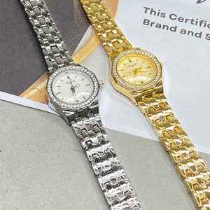 Luxury Aoqili Octagonal Shape Ladies Watch