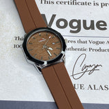 Heyri -  Silicone Rubber Straps & Magnetic Lock Wrist Watch