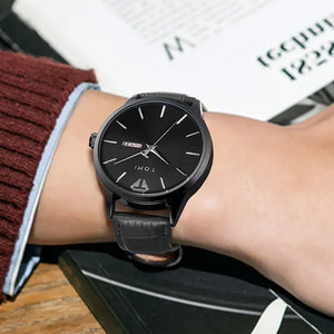 TOMI T-045 Orignal Men's Watch Date & Day Quartz Straps Watch