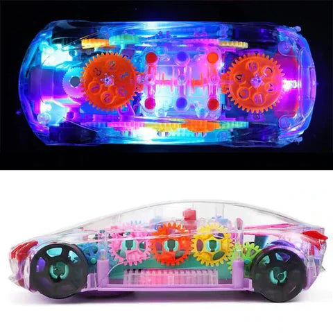 Transparent Colorful Car Toy