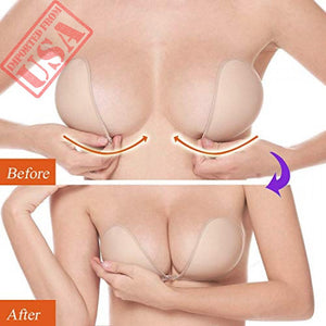 Reusable Silicone Strapless push-up Bra