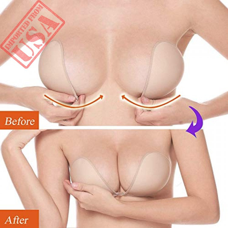 Reusable Silicone Strapless push-up Bra