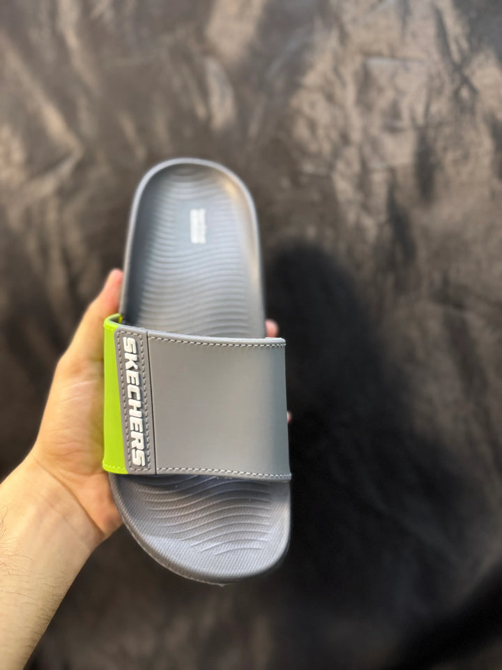 SKE-CHERS MEN’S SLIPPERS | HYPER BURST RECOVERY SOLE | “FOOT PAIN RELIEF”