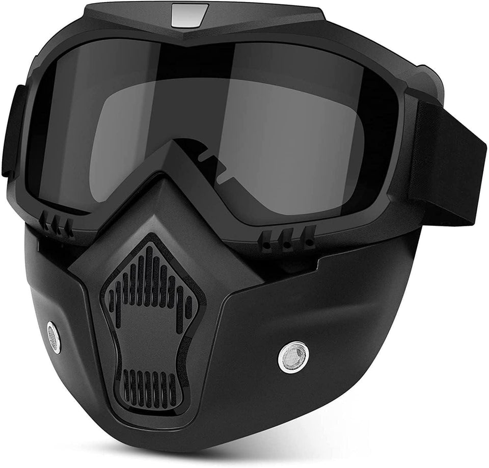 2-in-1 Detachable Goggle Bike Mask