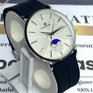 Universe Point Magnetic Lock & Silicone Rubber Straps Wrist Watch