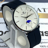 Universe Point Magnetic Lock & Silicone Rubber Straps Wrist Watch