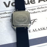 Universe Point Square Design Magnetic Lock & Silicone Straps Watch