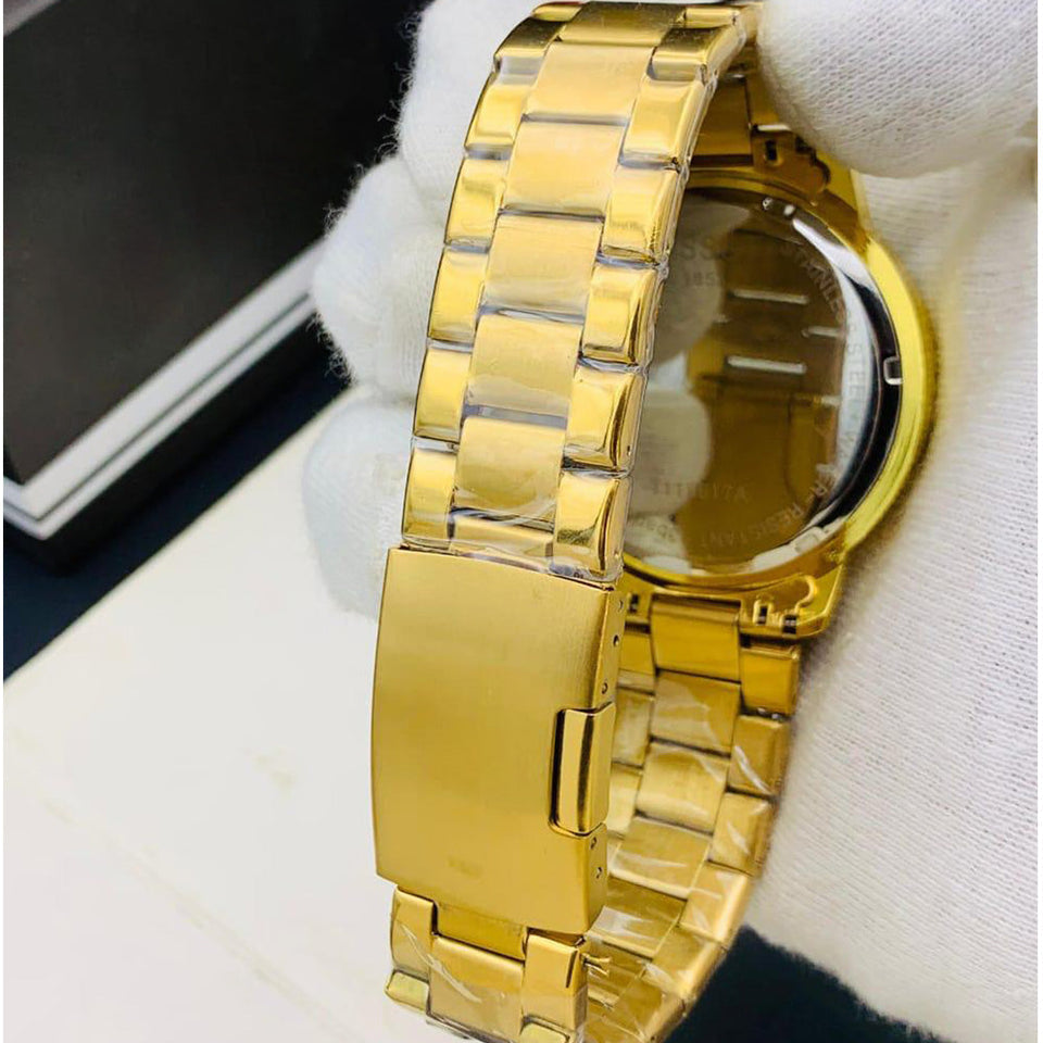 Tis-Chronograph Stainless Steel Chain Men's Watch