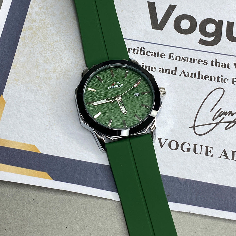 Heyri -  Silicone Rubber Straps & Magnetic Lock Watch For Men