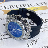 Yikai Diamond-Cut Iced Out Luxury Watch For Men
