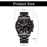 FNGEEN - 1853 Analog Time Stainless Steel Chain Watch For Men
