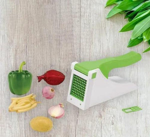 Manual Press Vegetable Potato Slicer Chopper