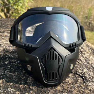 2-in-1 Detachable Goggle Bike Mask
