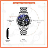 ORSGA Chronograph Quartz Stainless Steel Chain Watch for Men