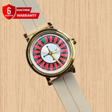Rotatory Dial - Magnetic Lock & Silicone Rubber Straps Watch For Men