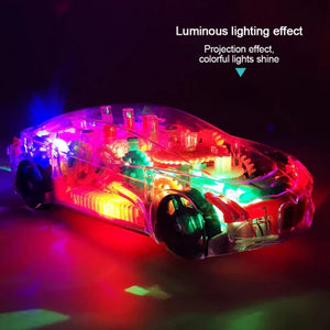 Transparent Colorful Car Toy