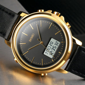 SKMEI 1652 Straps Analog & Digital Wrist Watch For Men