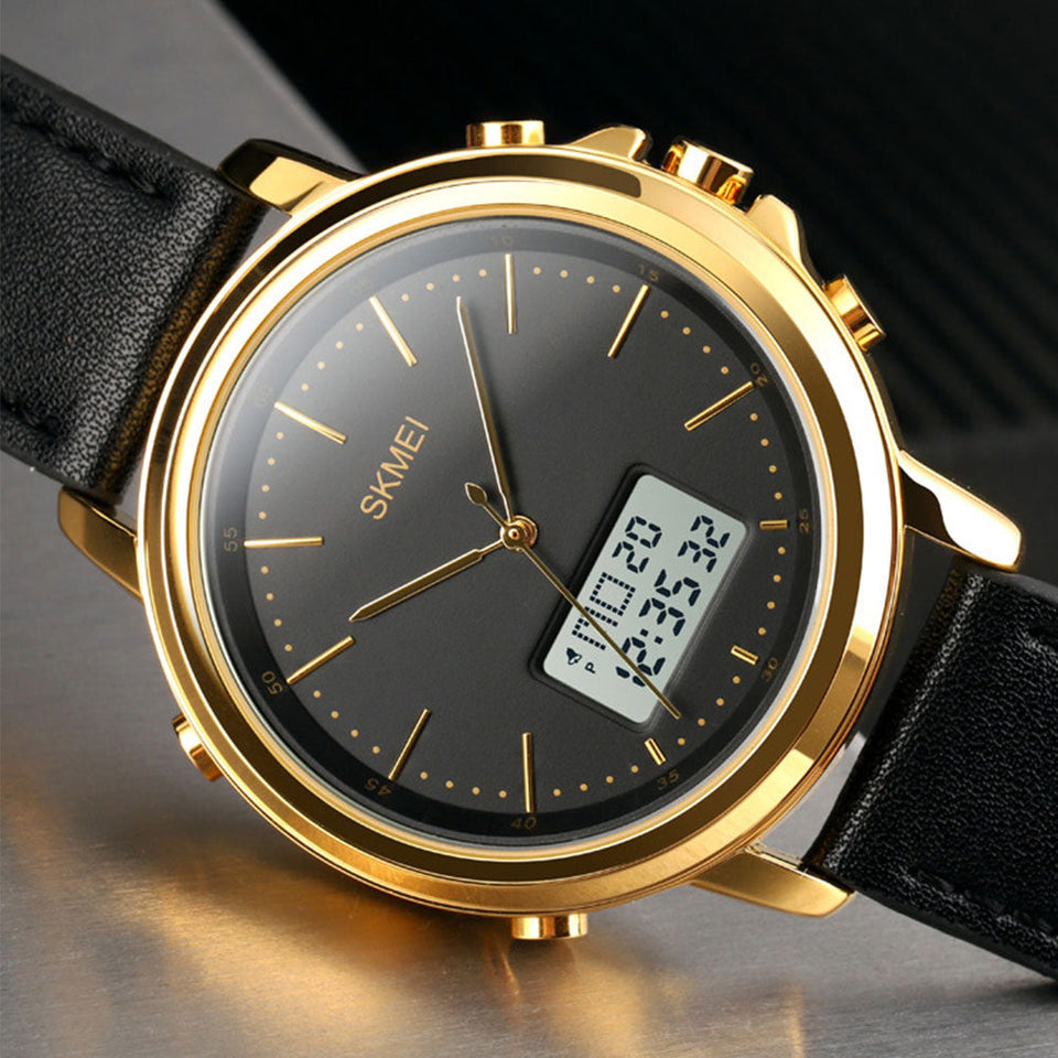SKMEI 1652 Straps Analog & Digital Wrist Watch For Men