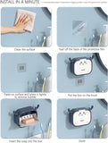 New Cat Shaped Sticking Soap Holder