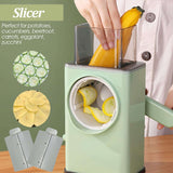 TableTop Square Grater Chopper Cutter & Slicer