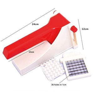 Manual Press Vegetable Potato Slicer Chopper