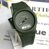 Tomi T-238 Dual Time Men’s Watch – Analog & Digital Display