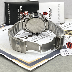 KADEMAN-K9089 Dual Display Stainless Steel Made Watch For Men