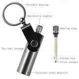 Flint Fire Starter with Keychain