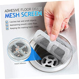 Anti-blocking Disposable Hair Catchers Mesh Filter Mesh Stickers Shower Drain Cover Bathroom