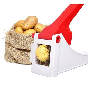 Manual Press Vegetable Potato Slicer Chopper