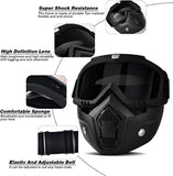 2-in-1 Detachable Goggle Bike Mask