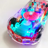 Transparent Colorful Car Toy
