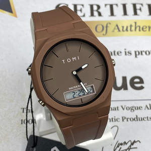 Tomi T-238 Dual Time Men’s Watch – Analog & Digital Display