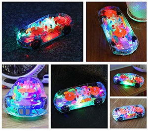 Transparent Colorful Car Toy