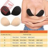Reusable Silicone Strapless push-up Bra