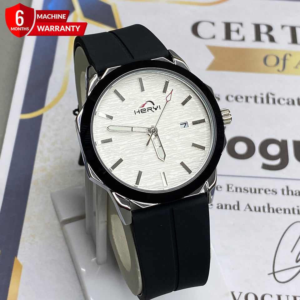 Heyri -  Silicone Rubber Straps & Magnetic Lock Wrist Watch