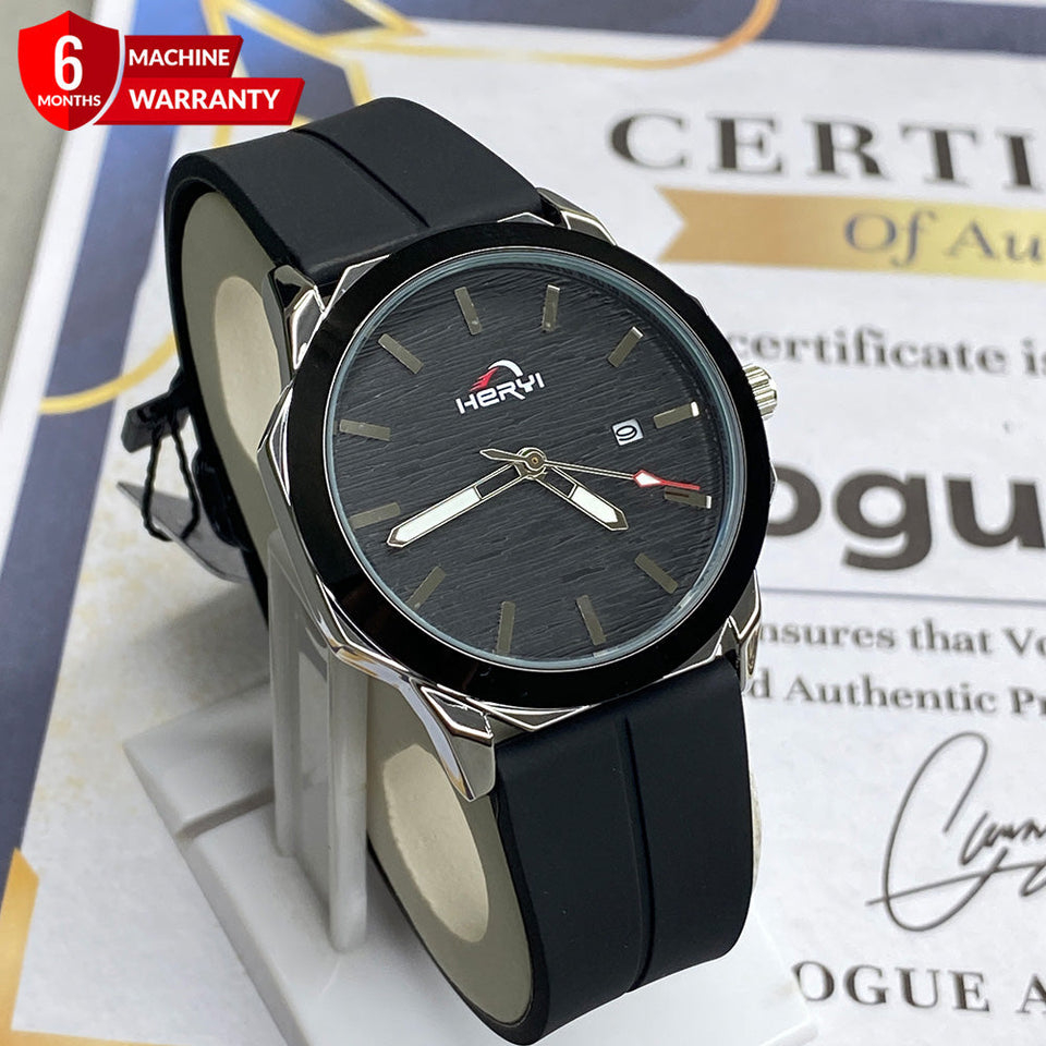 Heyri -  Silicone Rubber Straps & Magnetic Lock Watch For Men