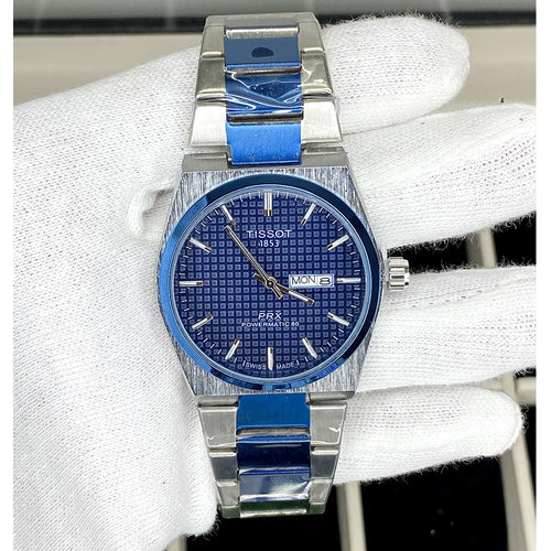 Tis-1853 Swiss Made PRX Powermatic Date & Day Chain Watch