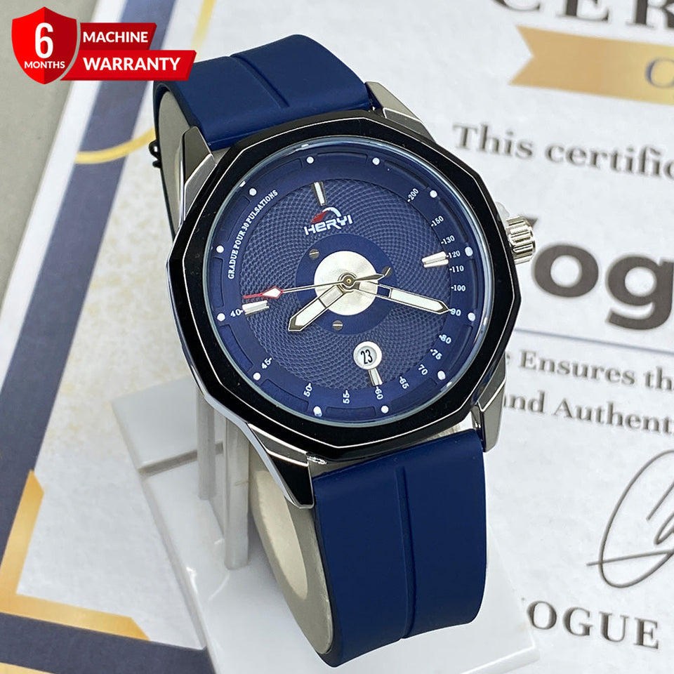 Heyri -  Silicone Rubber Straps & Magnetic Lock Wrist Watch
