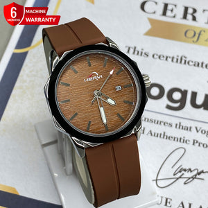 Heyri -  Silicone Rubber Straps & Magnetic Lock Wrist Watch