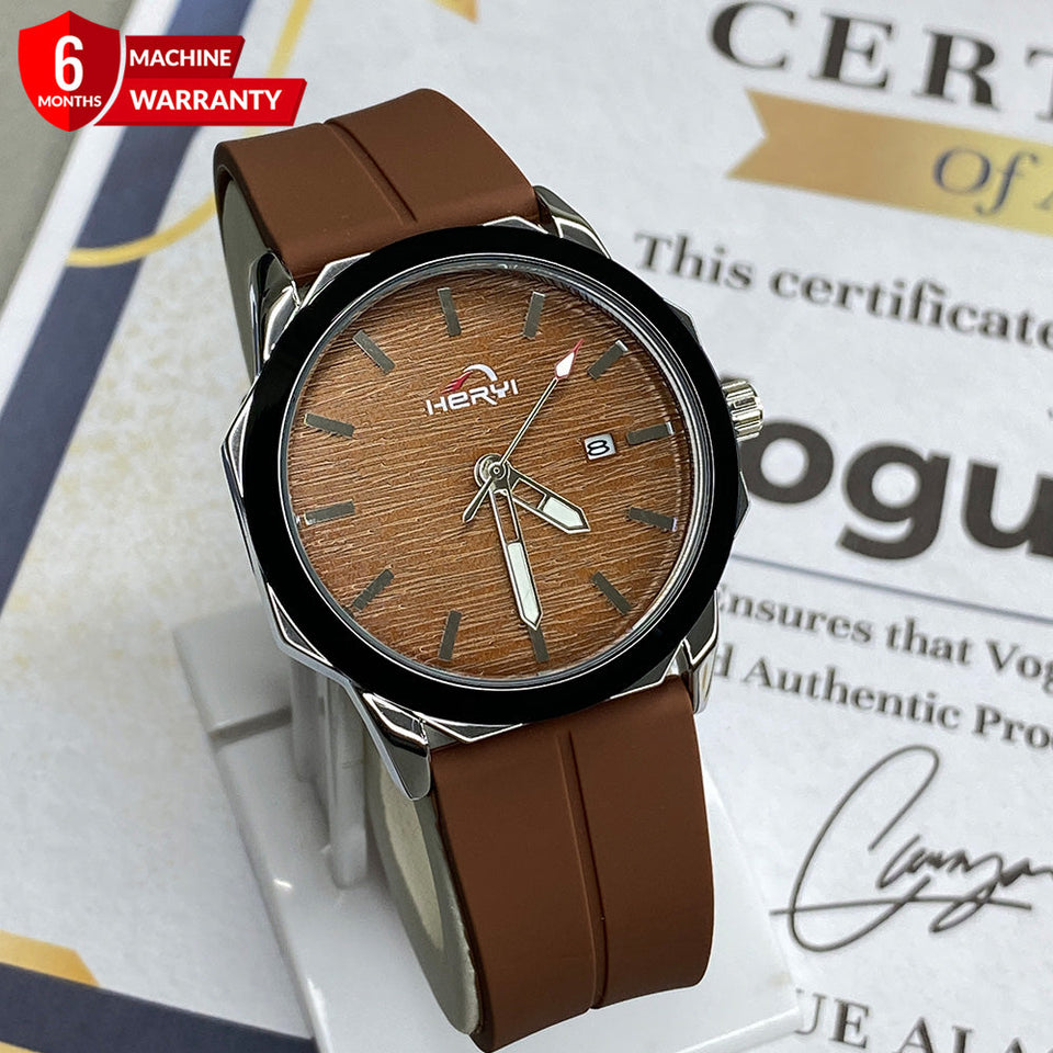 Heyri -  Silicone Rubber Straps & Magnetic Lock Wrist Watch