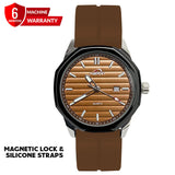 Heryi Magnetic Lock & Silicone Straps Watch
