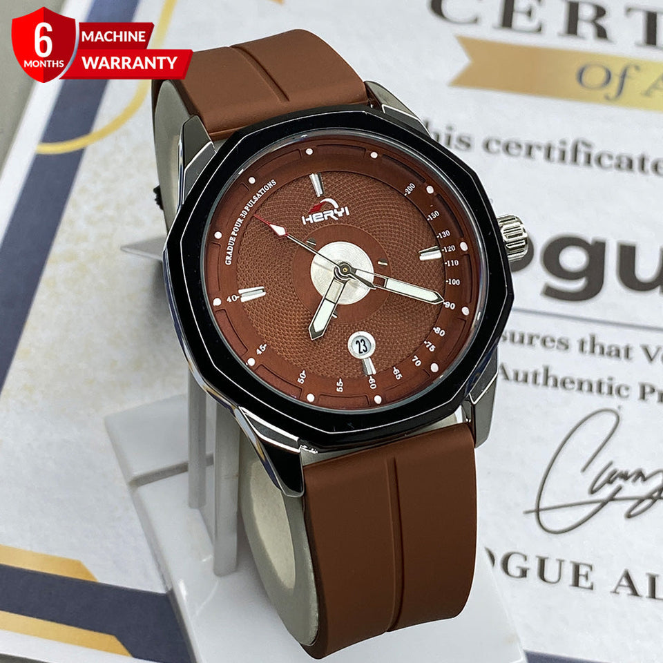 Heyri -  Silicone Rubber Straps & Magnetic Lock Wrist Watch